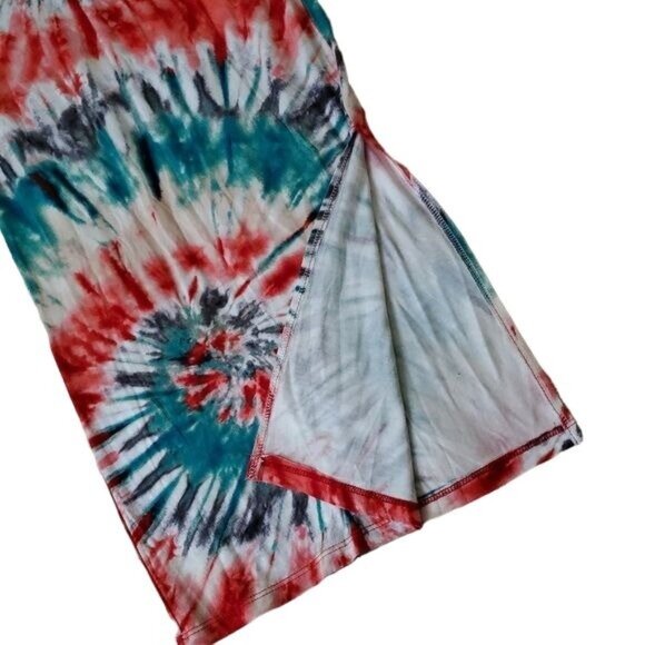Codigo womens midi Colorful tie dye Dress Sz Small multicolor slid summer - Picture 5 of 10